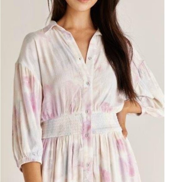 Z Supply Tanya Blurred Maxi Dress, size Medium - Picture 1 of 7